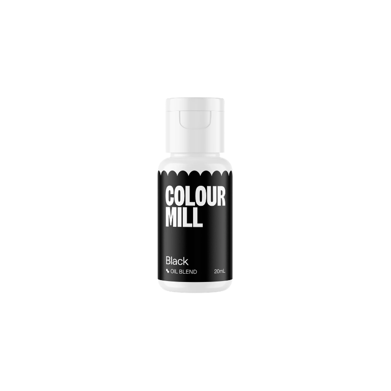 Colour Mill Black 20ml - Czarny barwnik do czekolady