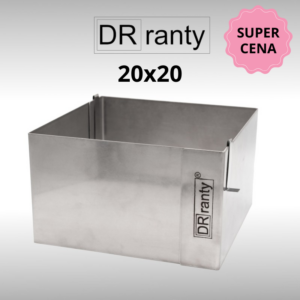 Rant cukierniczy 20x20 cm kwadratowy - Dorosiowe Ranty