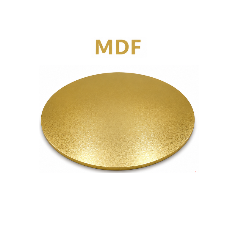 Złoty podkład MDF pod tort
