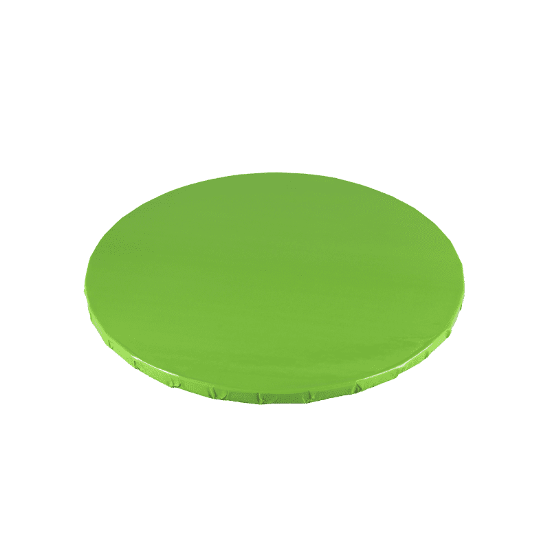 Gruby, zielony podkład pod tort