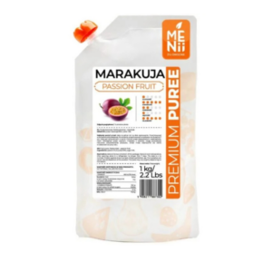 ulpa z marakui Menii 1 l – puree z marakui Puree marakuja Menii 1 l do deserów Pulpa marakuja Menii – opakowanie 1 l Puree z marakui Menii do cukiernictwa