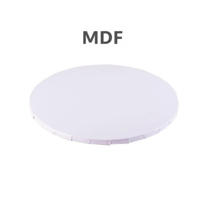 Biały podkład MDF pod tort