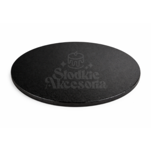 Podkład pod tort czarny