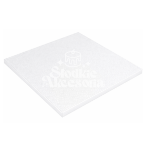 Podkład pod tort kwadratowy - biały