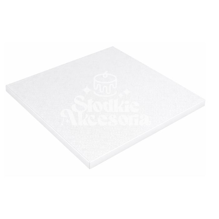 Podkład pod tort kwadratowy - biały