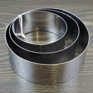 Zestaw form okrągłych: 8cm, 10cm, 12cm