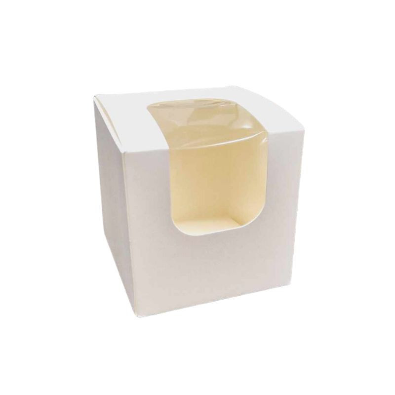 Pudełko na 1 muffinkę białe - 1 szt.