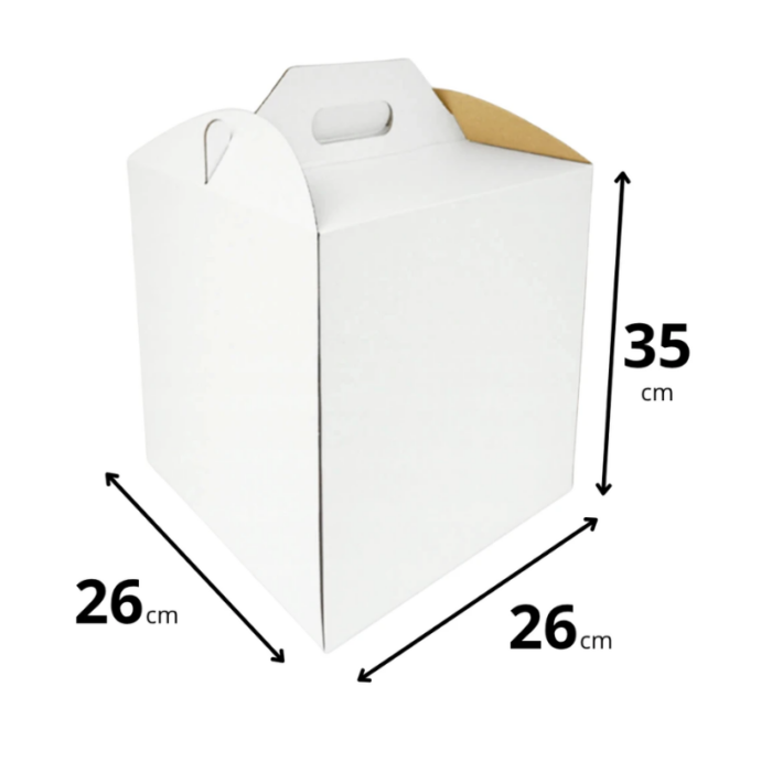 Pudełko na tort 26x26x35 cm