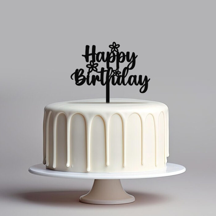 Topper Happy Birthday kobiecy