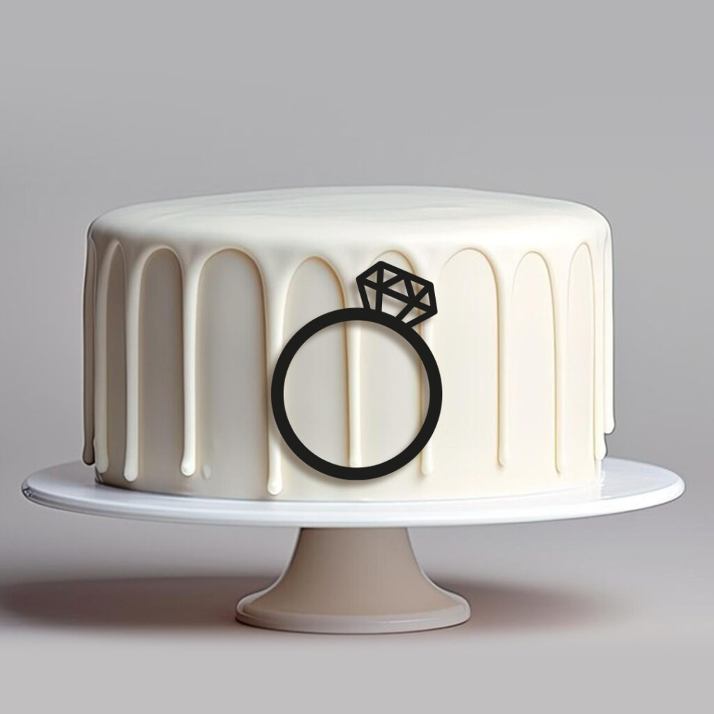 Dekor diament na tort