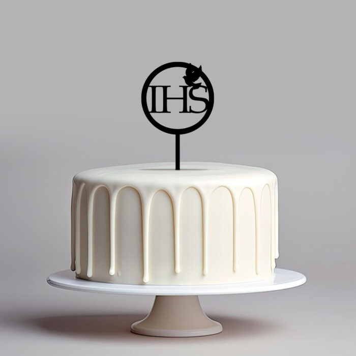 Topper IHS z gołąbkiem