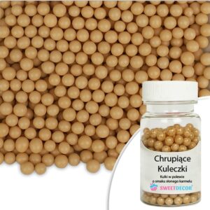 Chrupiące kuleczki słony karmel, 40g