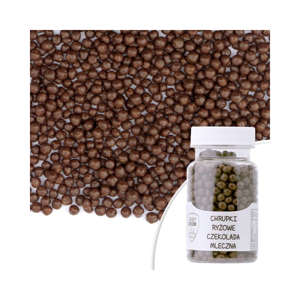 Chrupki ryżowe w mlecznej czekoladzie, 40g