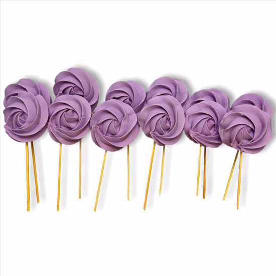 Fioletowy lizak bezowy - 1szt