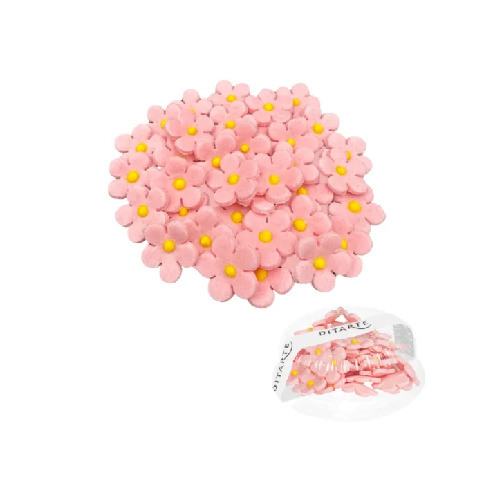 Różowe kwiaty letnie, 35szt - Slado