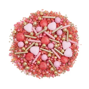 Posypka dekoracyjna Valentino Red 90g- Słodki Bufet