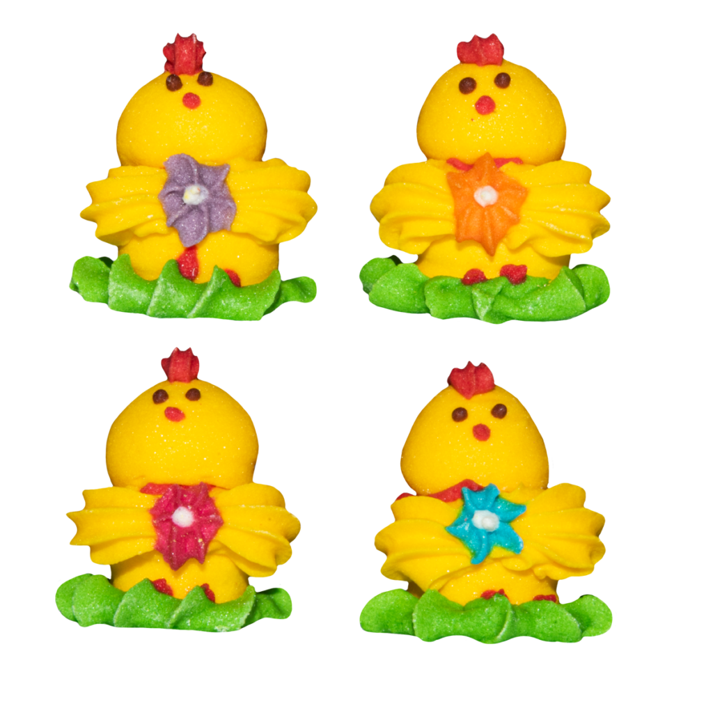 Cukrowe Kurczaczki w skorupce, 4sztCukrowe Kurczaczki w skorupce, 4szt