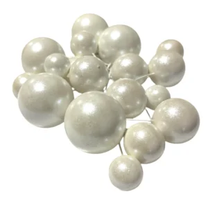 Perłowe kule na piku, 20 szt