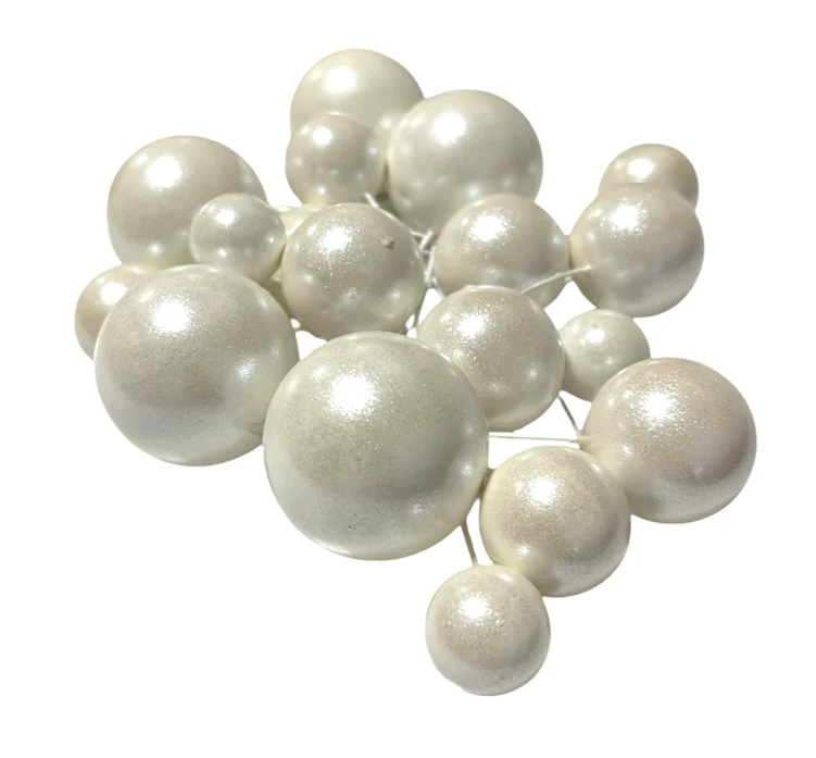 Perłowe kule na piku, 20 szt