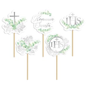 Pikery Pierwsza Komunia Święta, 5szt