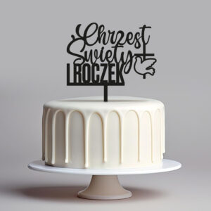 Topper Chrzest Święty i Roczek klasyczny