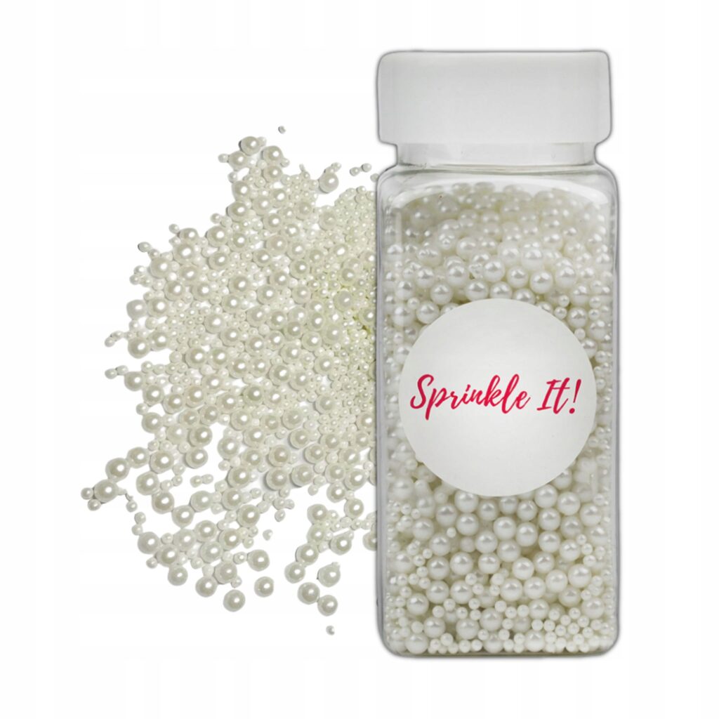 Posypka cukrowa perłowa White Rain, 100g