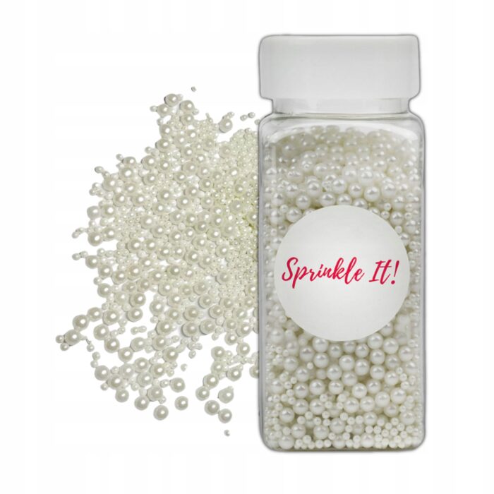 Posypka cukrowa perłowa White Rain, 100g