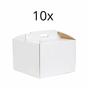 Karton na tort: zestaw 10 sztuk