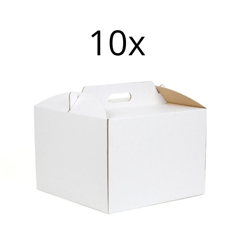 Karton na tort: zestaw 10 sztuk