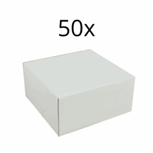 Pudełko na ciasto: zestaw 50 sztuk
