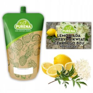 Koncentrat lemoniady cytryna kwiat czarnego bzu 1kg Purena