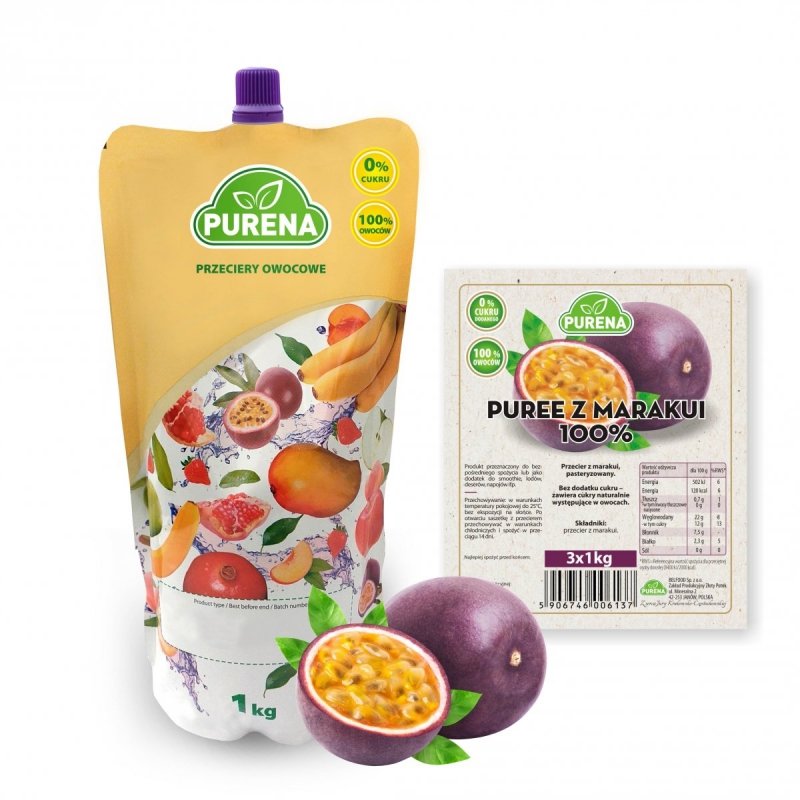 Puree marakuja 1kg - Purena