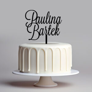 Topper Ślubny Imiona