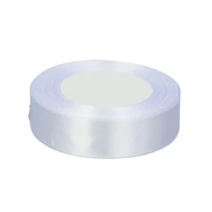 Biała wstążka satynowa