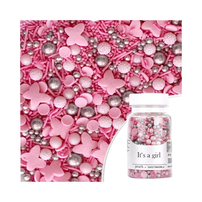 Posypka dekoracyjna It's a girl 70g - Sweet Decor