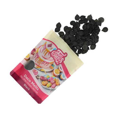 Pastylki Czekoladowe Czarne, 250g - FunCakes