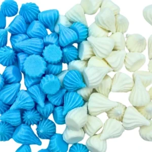 Mini beziki biało-niebieskie, 20g - Slado