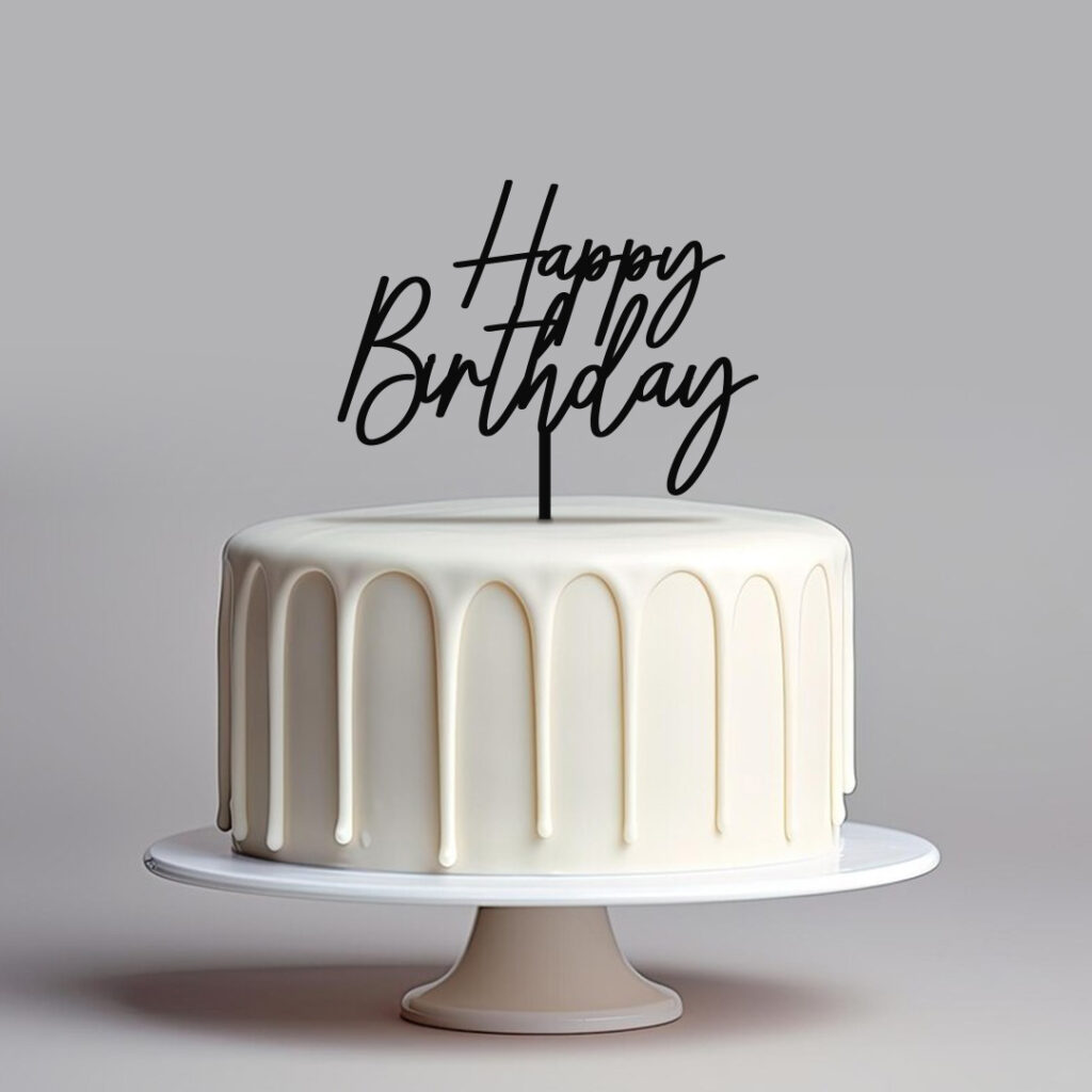 Topper Happy Birthday, podstawowy