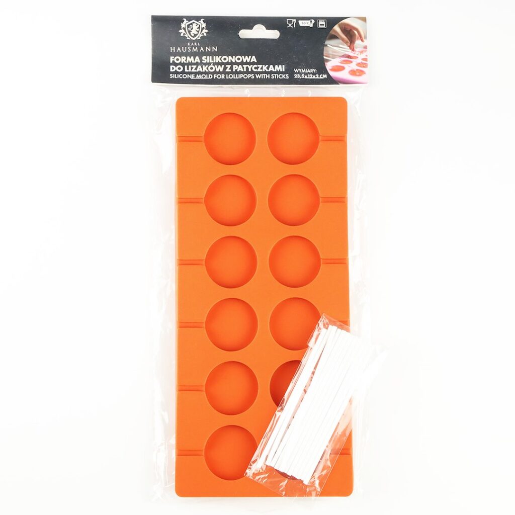 Forma silikonowa do lizaków z patyczkami