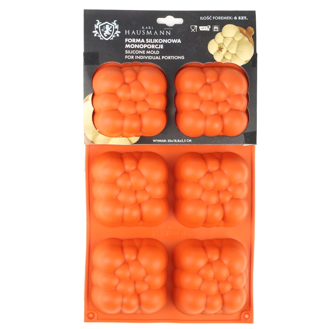 Forma silikonowa do monoporcji CHMURKA, 6szt.