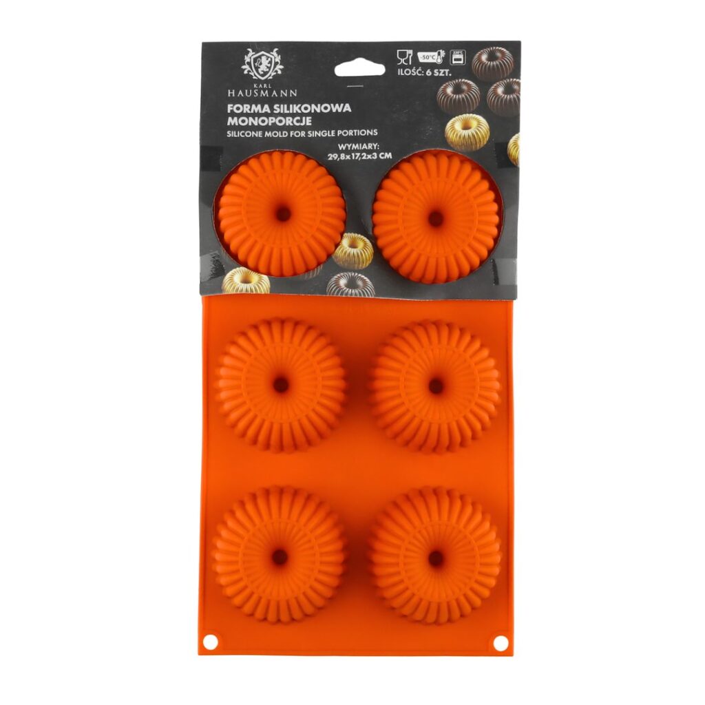 Forma silikonowa do monoporcji ANUNU, 6szt.
