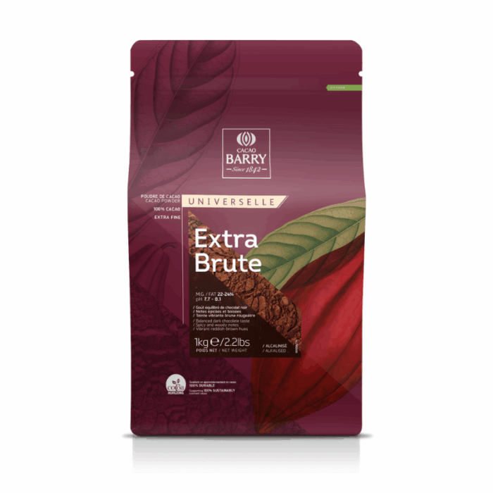 Kakao Extra Brute, 1kg - Cacao Barry