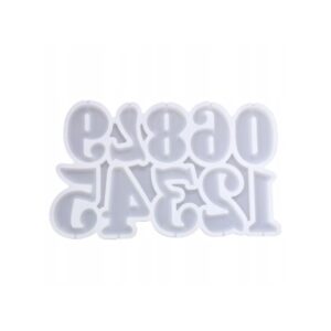 Forma silikonowa do izomaltu cyferki, foremka do cyferek