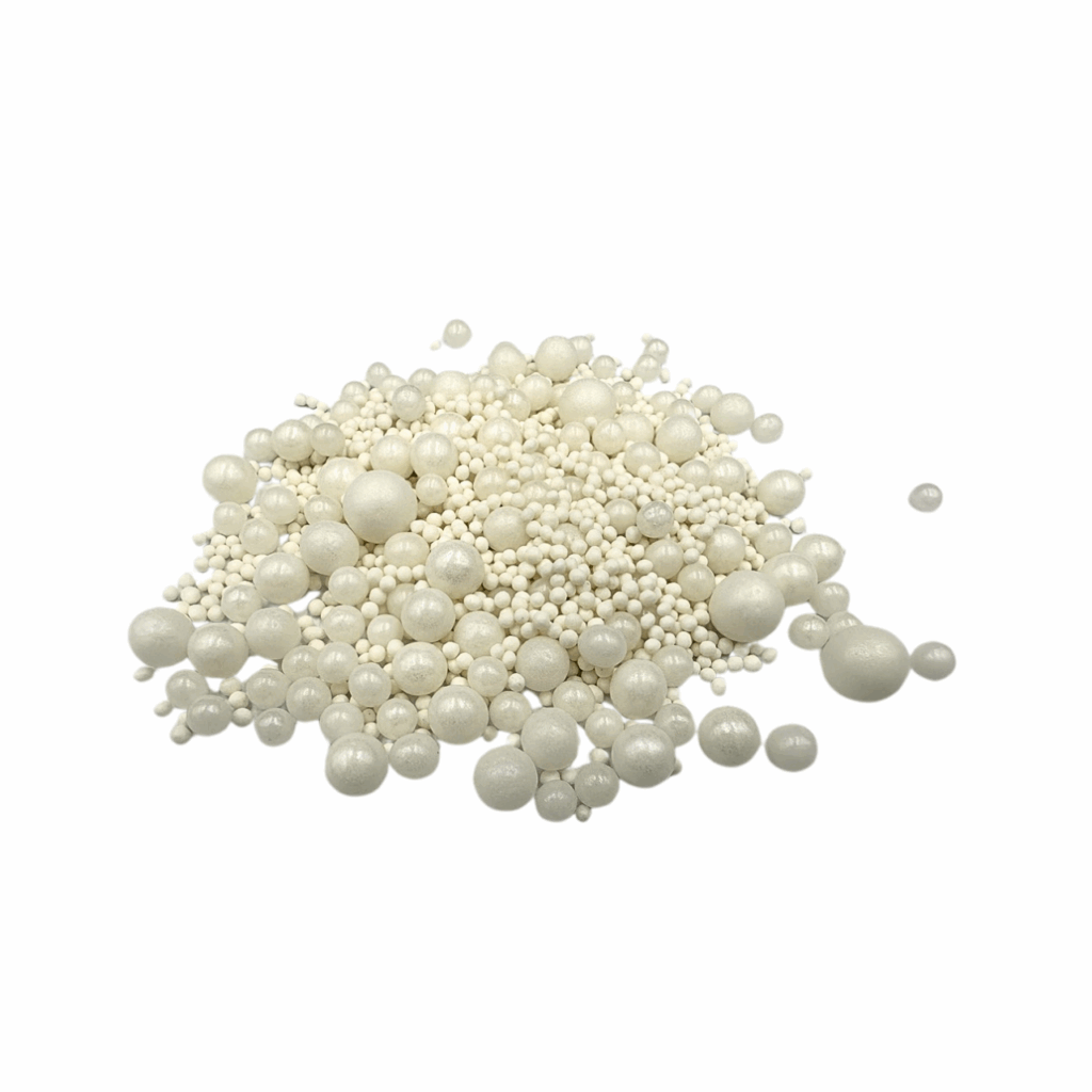 Posypka cukrowa Kuleczki białe perłowe, 20g - Slado