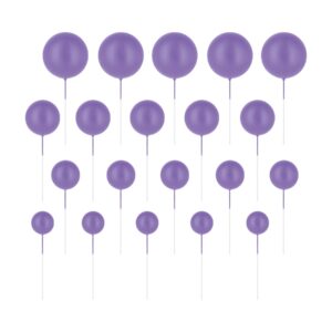Fioletowe kule na tort, 20szt