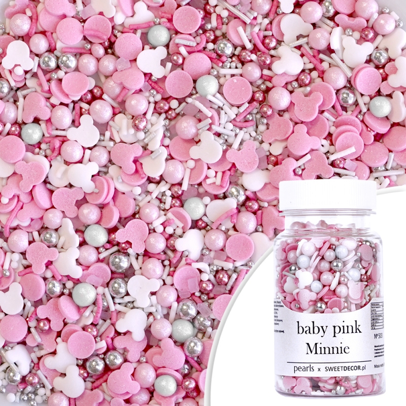 Posypka baby pink minnie 70g