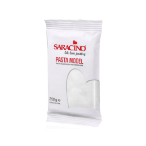 Masa cukrowa do figurek Biała - 250g - SARACINO