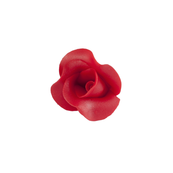 Róża cukrowa czerwona duża śr. 4 cm